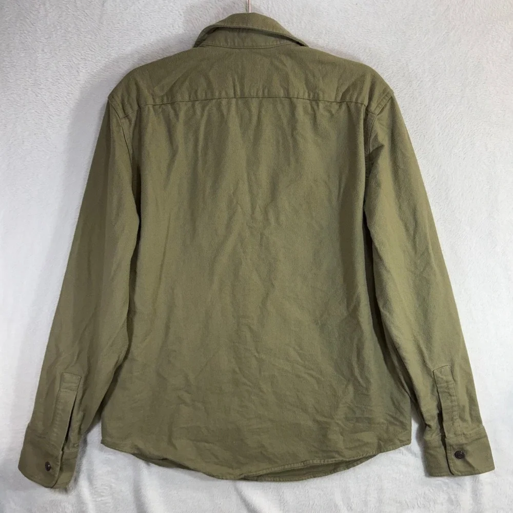 LL Bean x Noah Kahan M Olive Chamois Cloth Shirt Collab Rustic Camp Hiking Indie - Picture 4 of 8